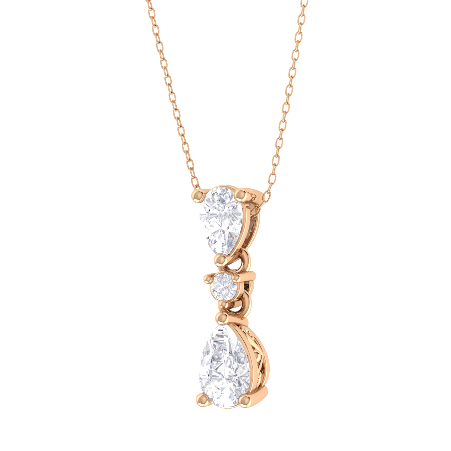 Mix-Shape Lab Grown Diamond Fashion Pendant
