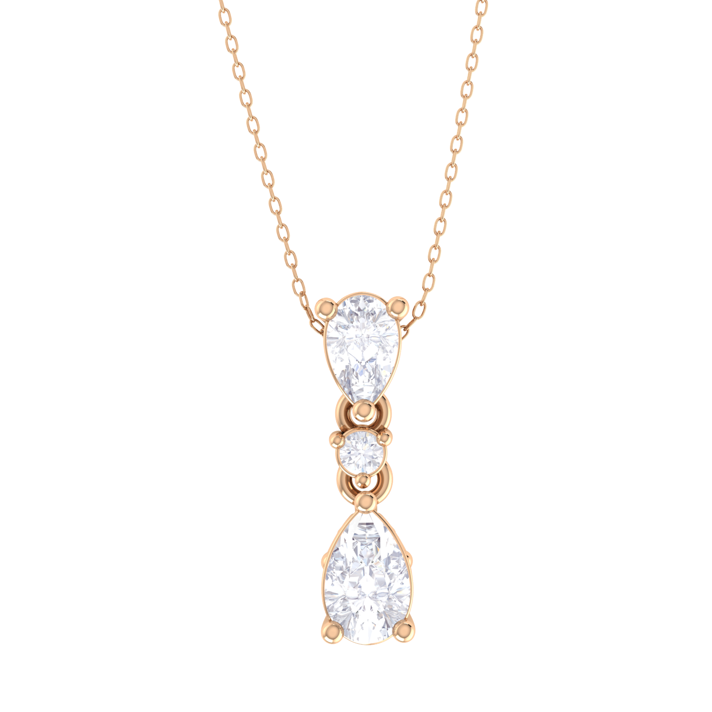 Mix-Shape Lab Grown Diamond Fashion Pendant