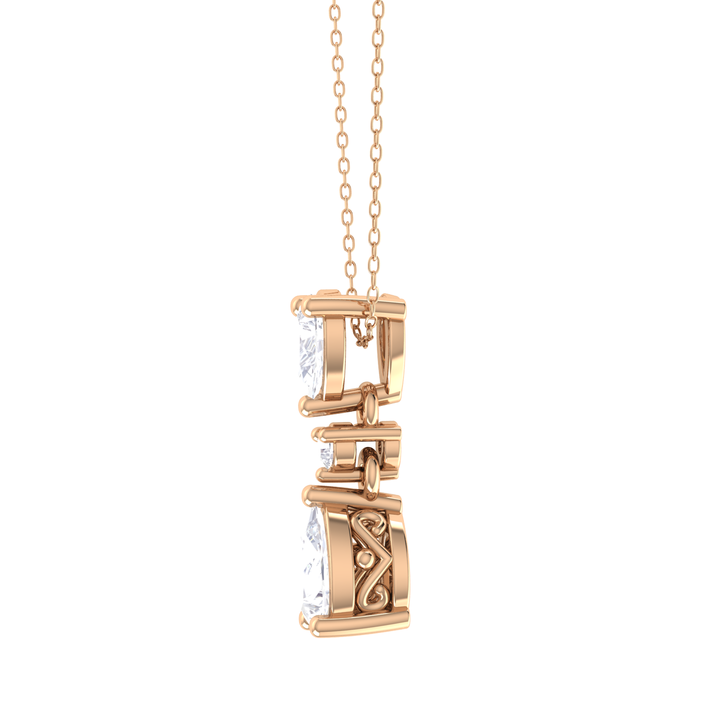 Mix-Shape Lab Grown Diamond Fashion Pendant