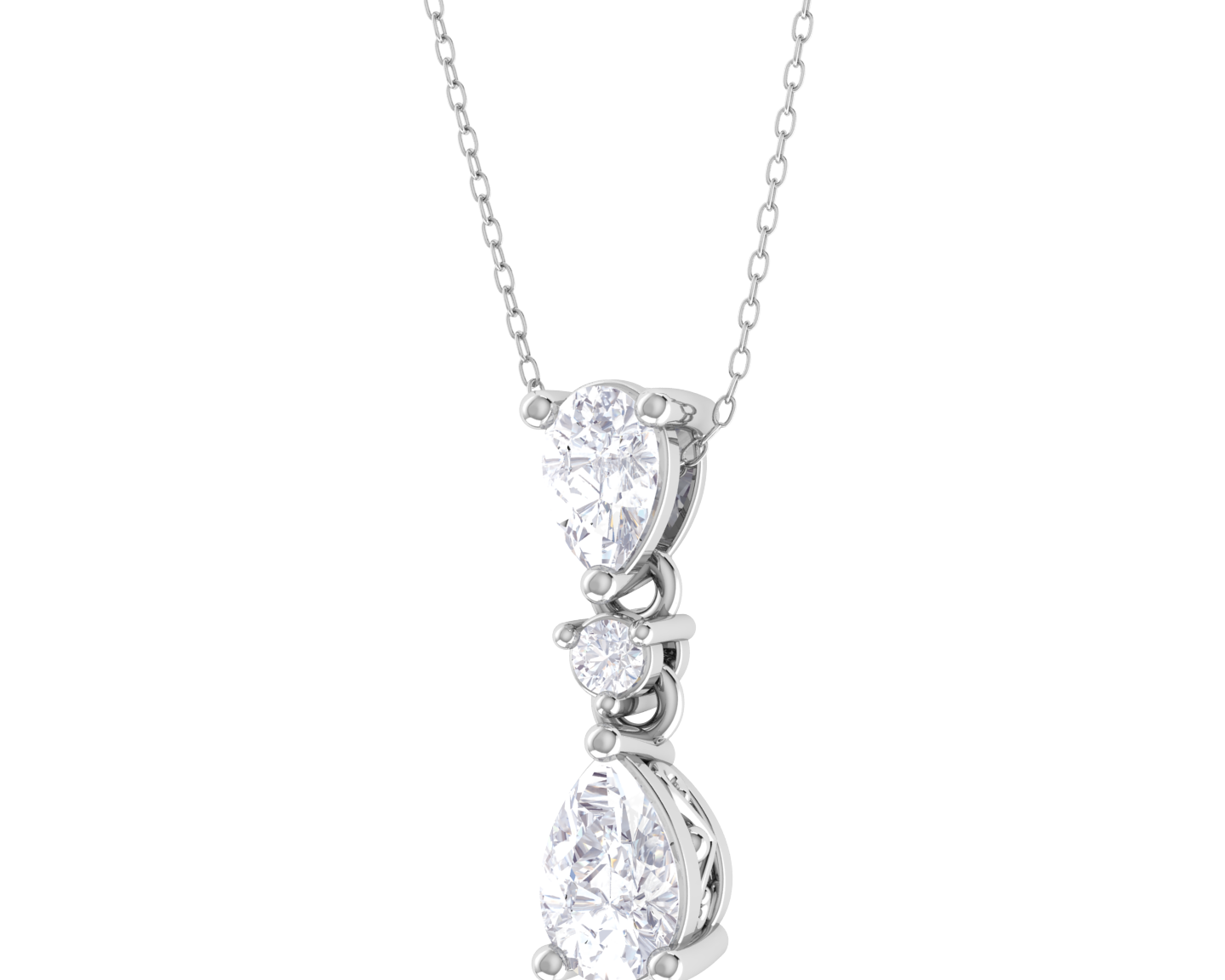 Mix-Shape Lab Grown Diamond Fashion Pendant