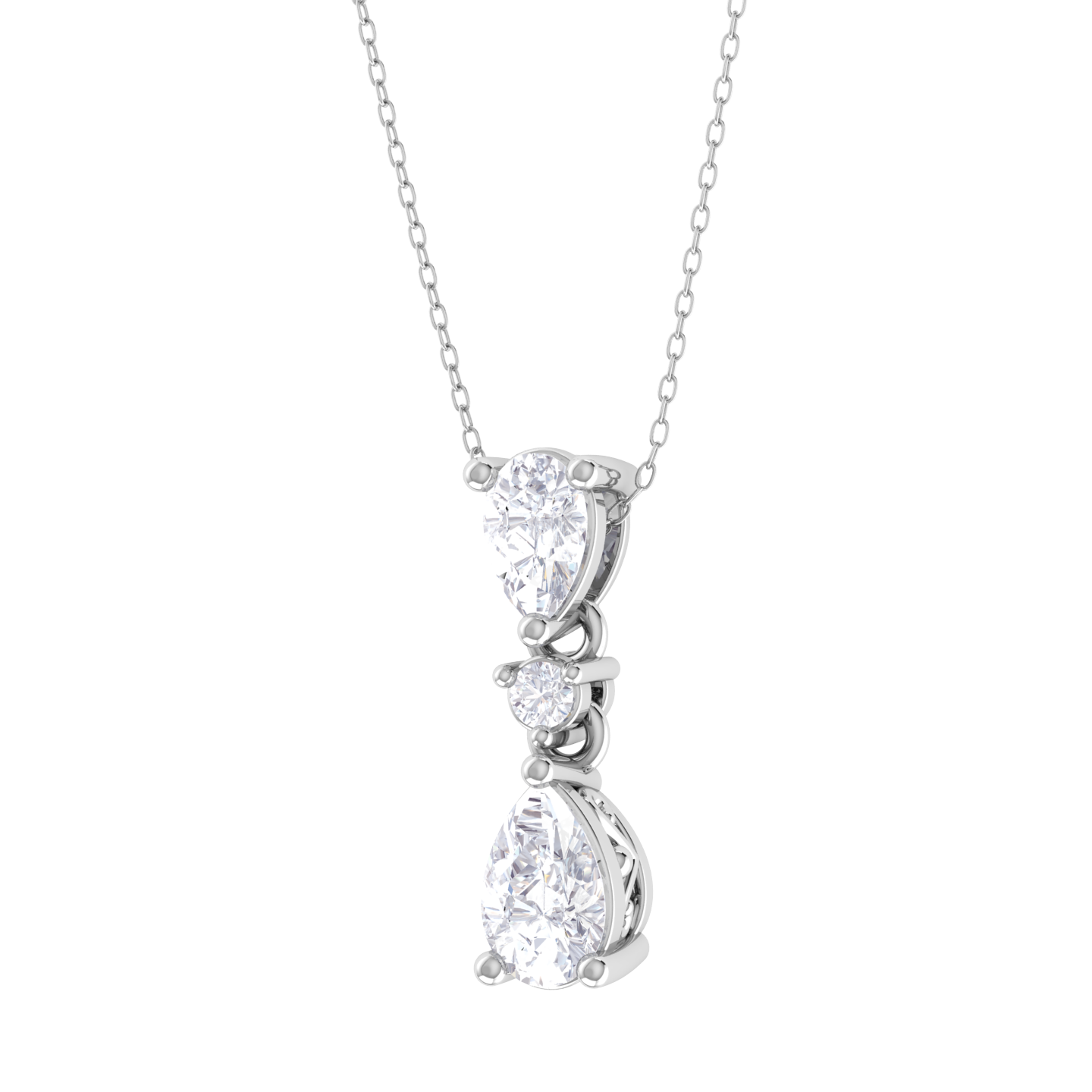 Mix-Shape Lab Grown Diamond Fashion Pendant