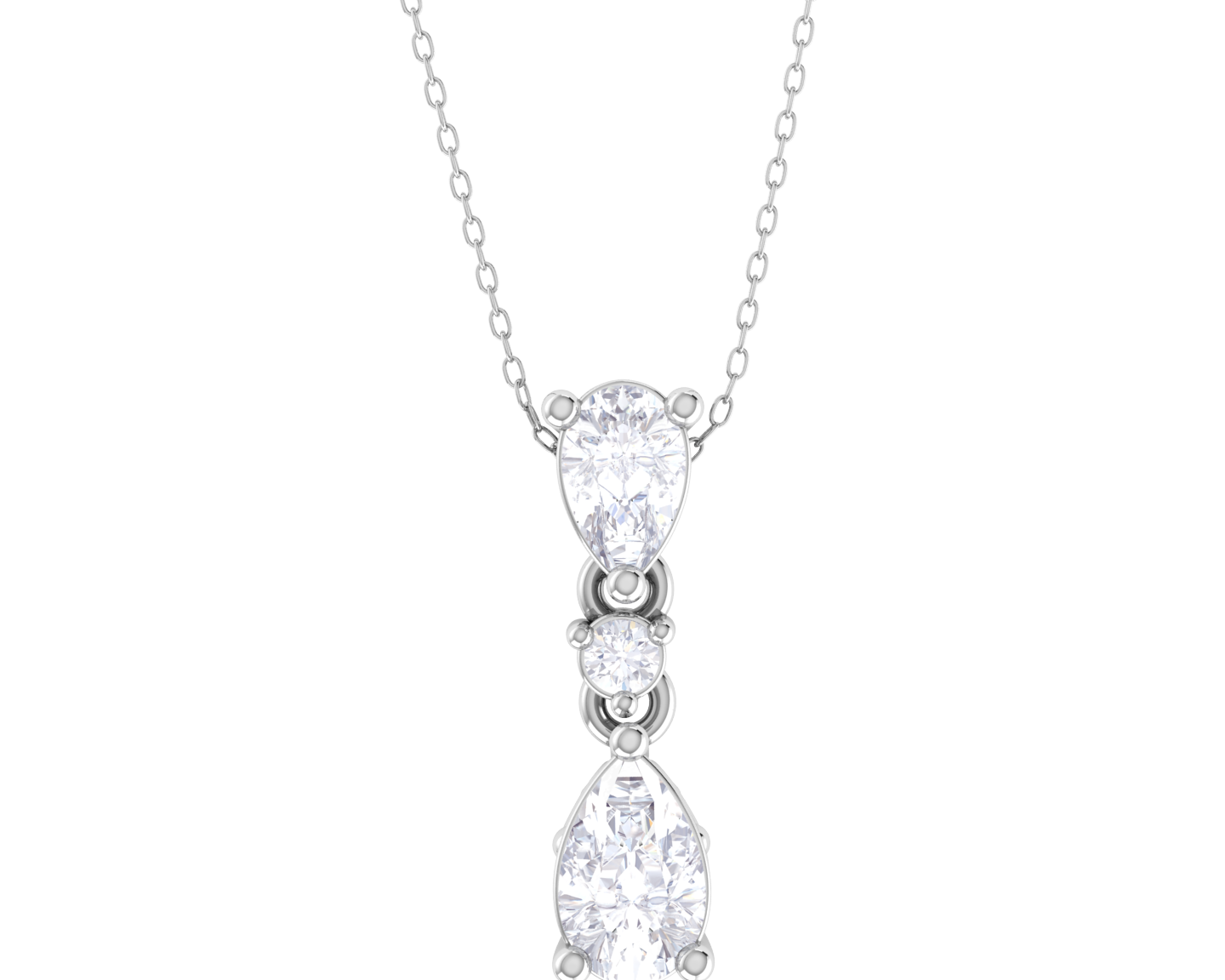 Mix-Shape Lab Grown Diamond Fashion Pendant