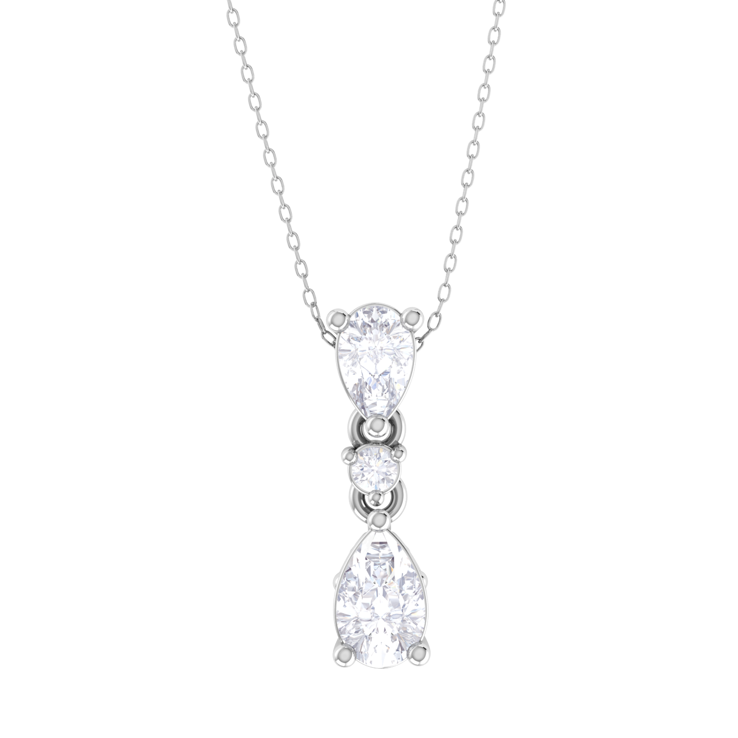 Mix-Shape Lab Grown Diamond Fashion Pendant