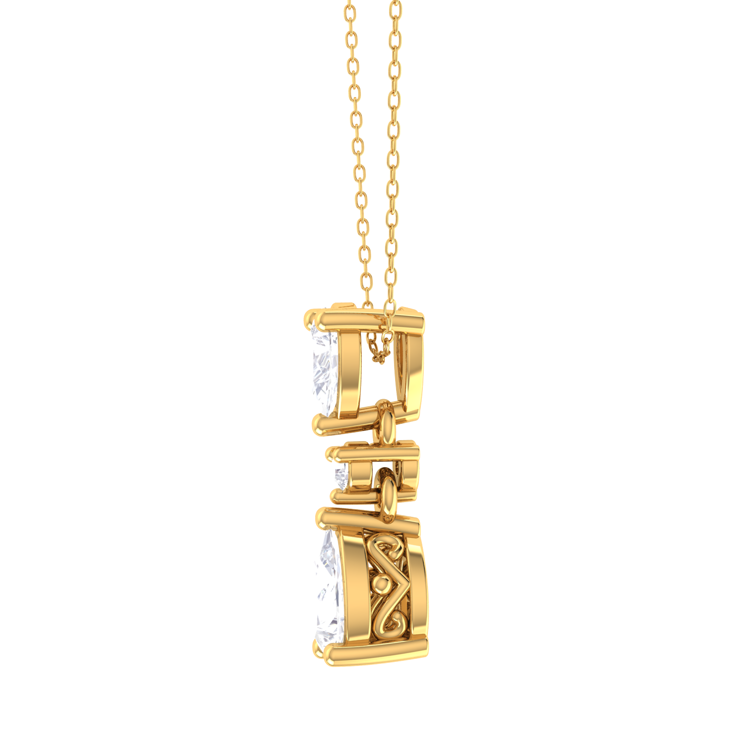 Mix-Shape Lab Grown Diamond Fashion Pendant