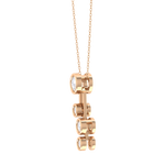 Round Lab Grown Diamond Fashion Pendant