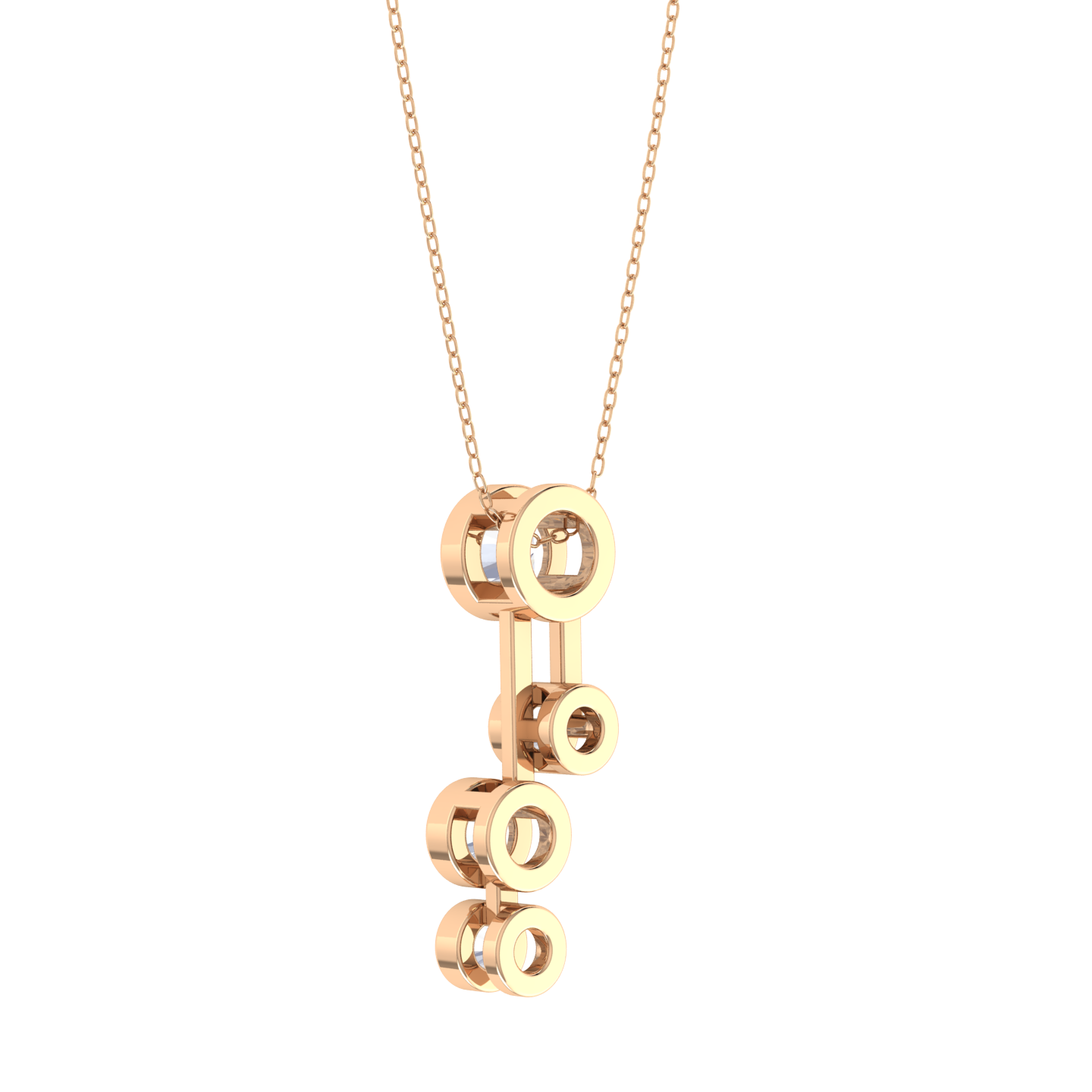 Round Lab Grown Diamond Fashion Pendant