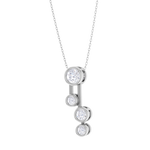 Round Lab Grown Diamond Fashion Pendant