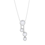 Round Lab Grown Diamond Fashion Pendant