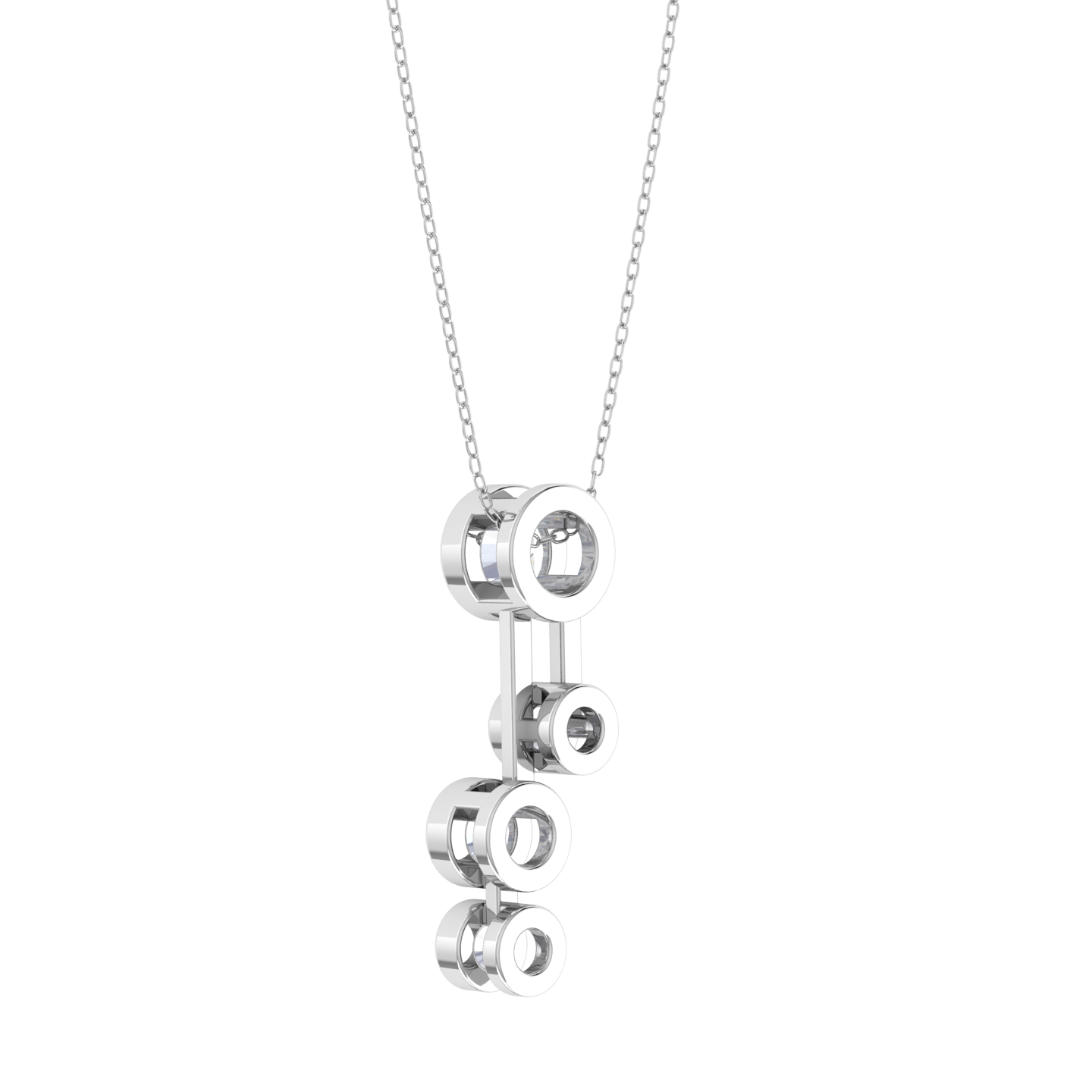 Round Lab Grown Diamond Fashion Pendant