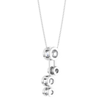 Round Lab Grown Diamond Fashion Pendant