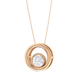 Round Lab Grown Diamond Fashion Pendant