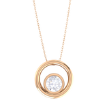 Round Lab Grown Diamond Fashion Pendant