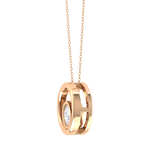 Round Lab Grown Diamond Fashion Pendant
