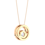 Round Lab Grown Diamond Fashion Pendant