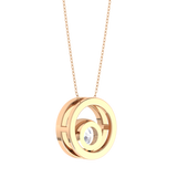 Round Lab Grown Diamond Fashion Pendant