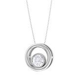 Round Lab Grown Diamond Fashion Pendant
