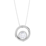 Round Lab Grown Diamond Fashion Pendant