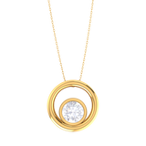 Round Lab Grown Diamond Fashion Pendant