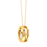 Round Lab Grown Diamond Fashion Pendant