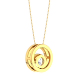 Round Lab Grown Diamond Fashion Pendant