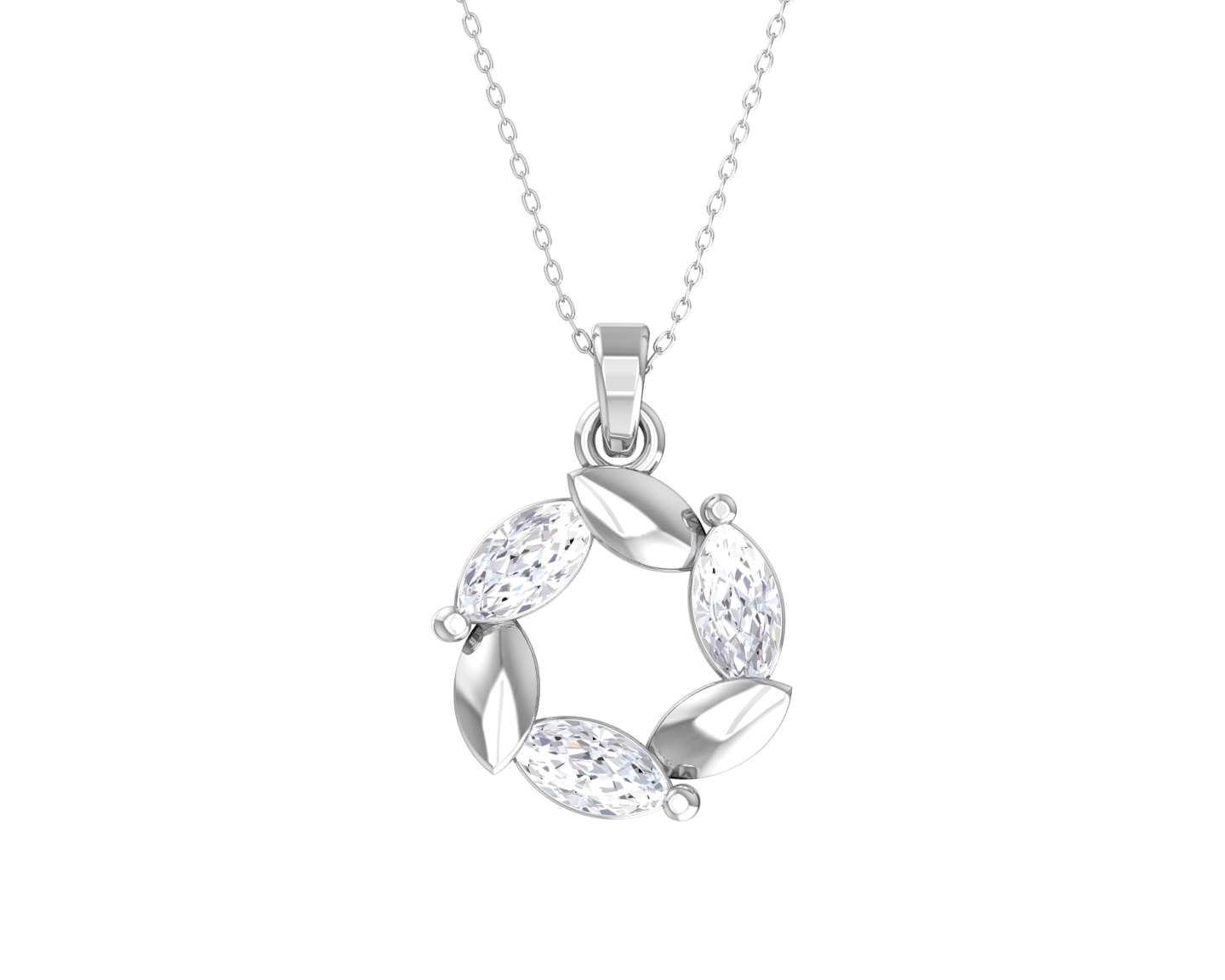 Marquise Lab Grown Diamond Fashion Pendant