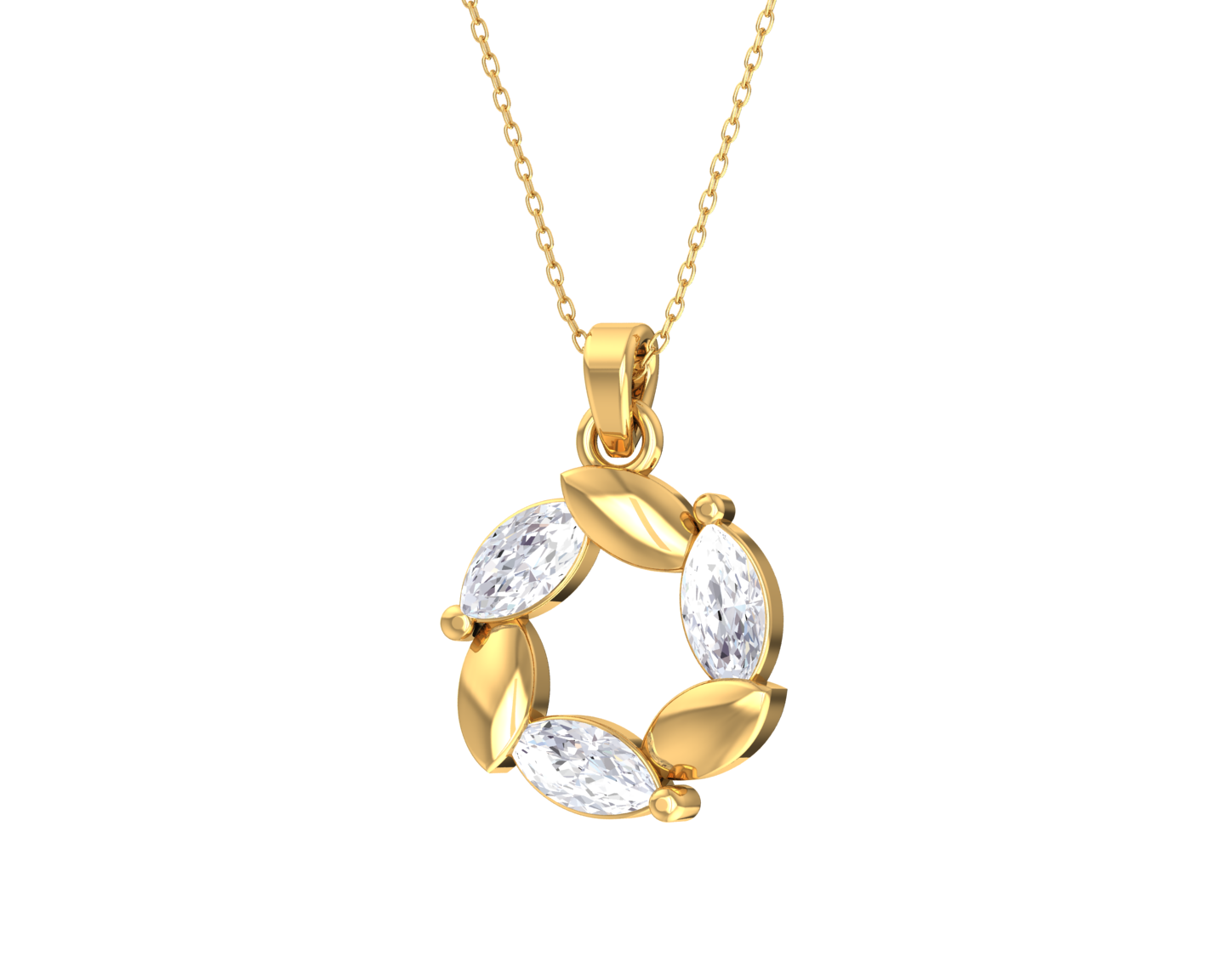 Marquise Lab Grown Diamond Fashion Pendant