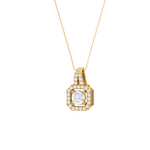 Round Lab Grown Diamond Fashion Pendant