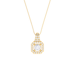 Round Lab Grown Diamond Fashion Pendant