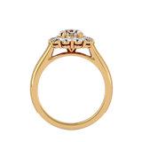 2 5/8 ctw Round Lab Grown Diamond Halo Engagement Ring