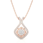 1/2  ctw Round Lab Grown Diamond Fashion Pendant