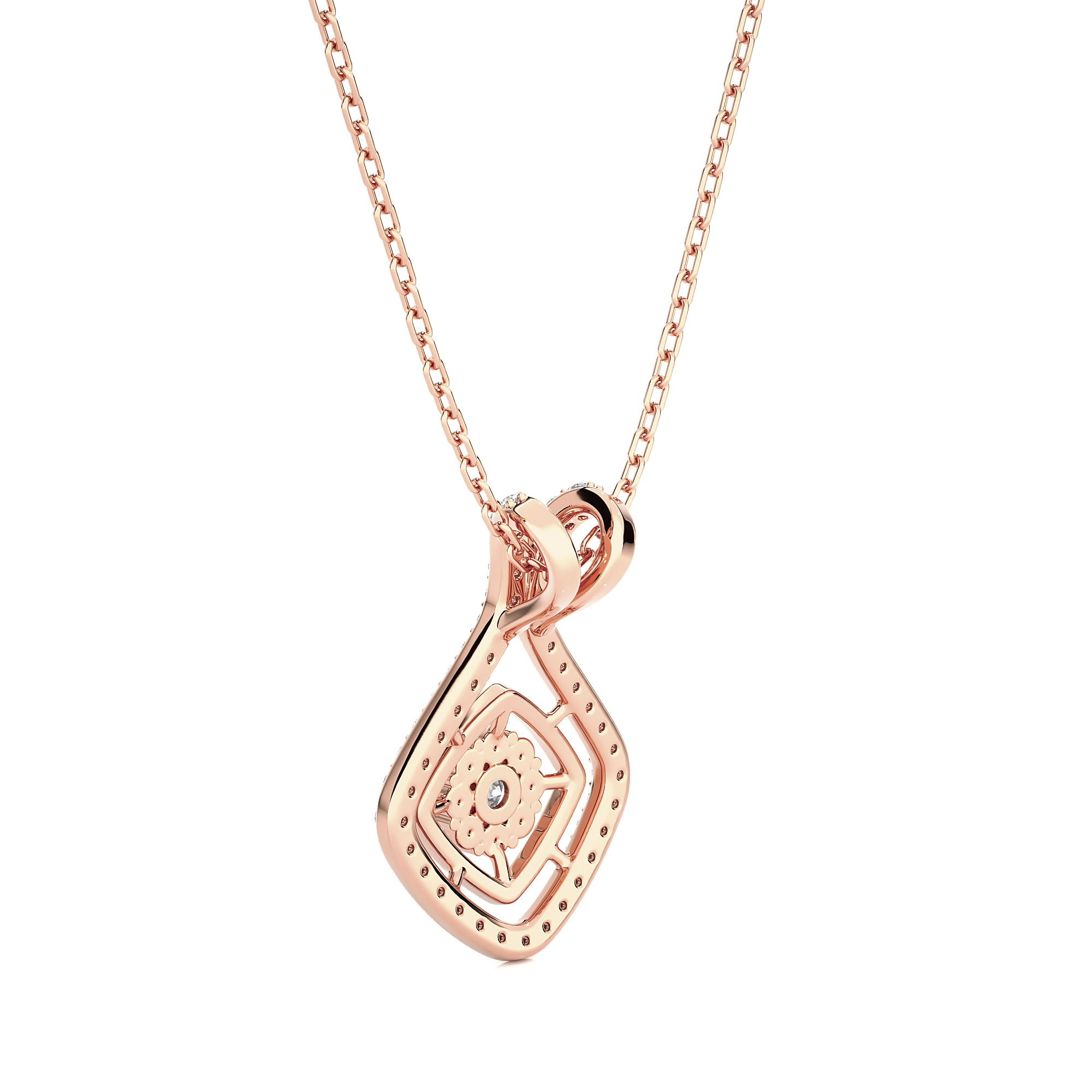 1/2  ctw Round Lab Grown Diamond Fashion Pendant