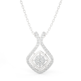1/2  ctw Round Lab Grown Diamond Fashion Pendant