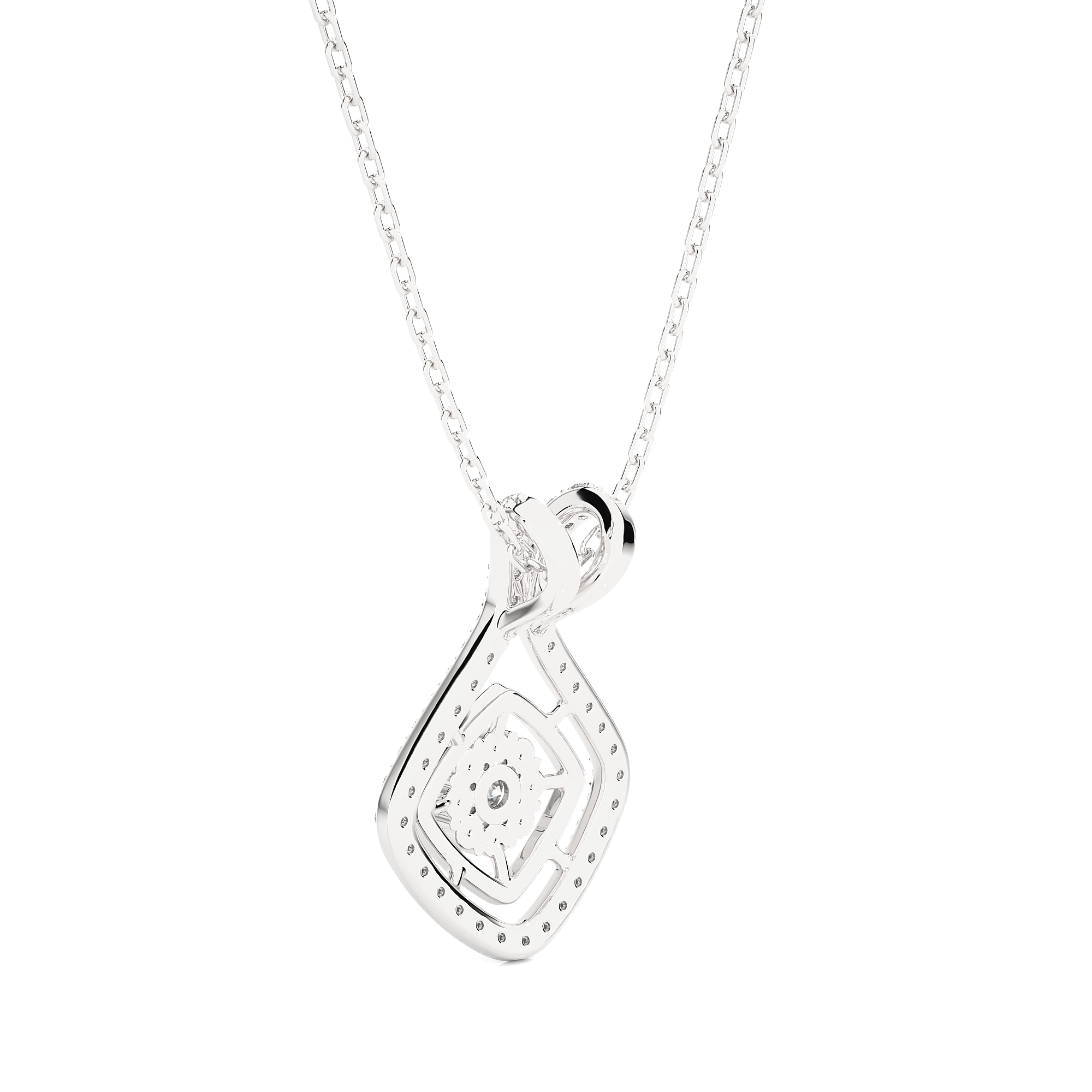 1/2  ctw Round Lab Grown Diamond Fashion Pendant