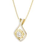 1/2  ctw Round Lab Grown Diamond Fashion Pendant