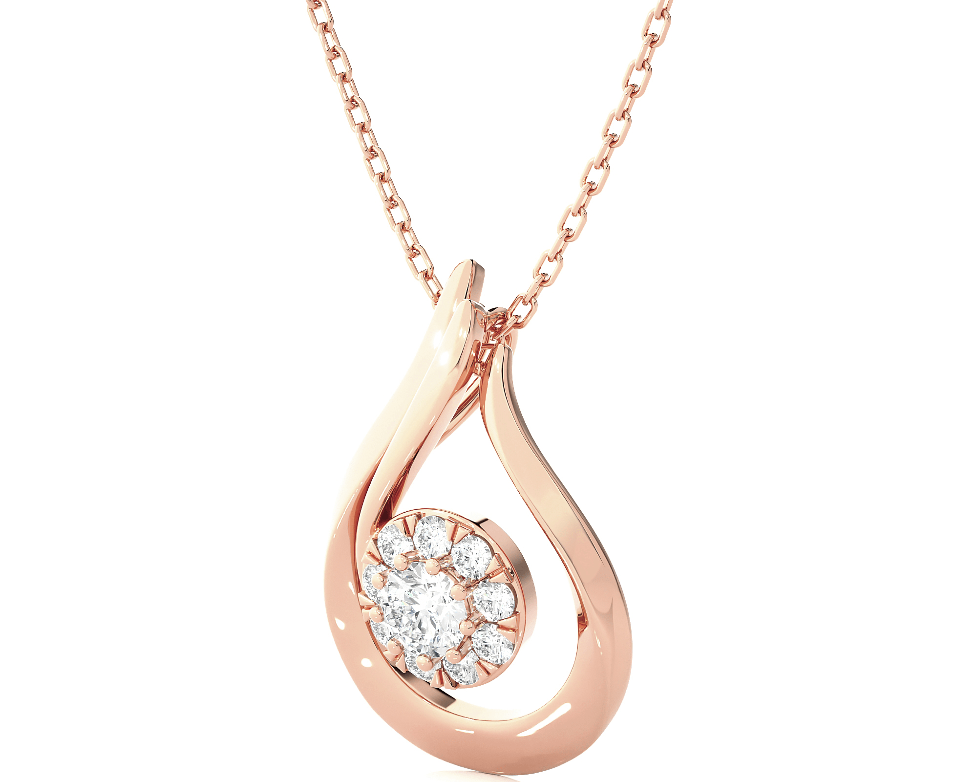 1/5  ctw Round Lab Grown Diamond Fashion Pendant