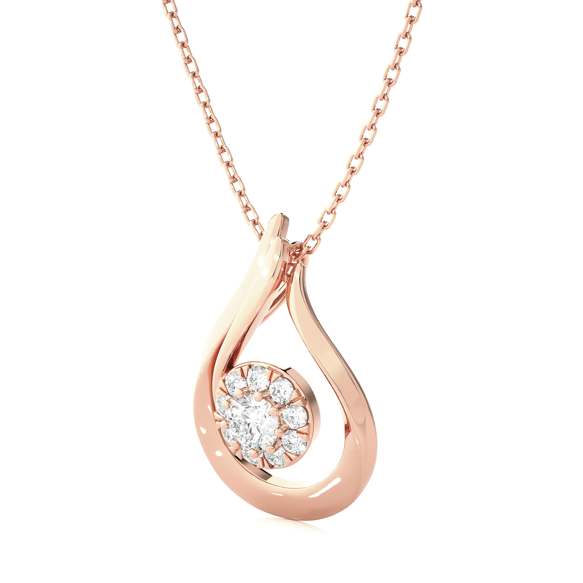 1/5  ctw Round Lab Grown Diamond Fashion Pendant