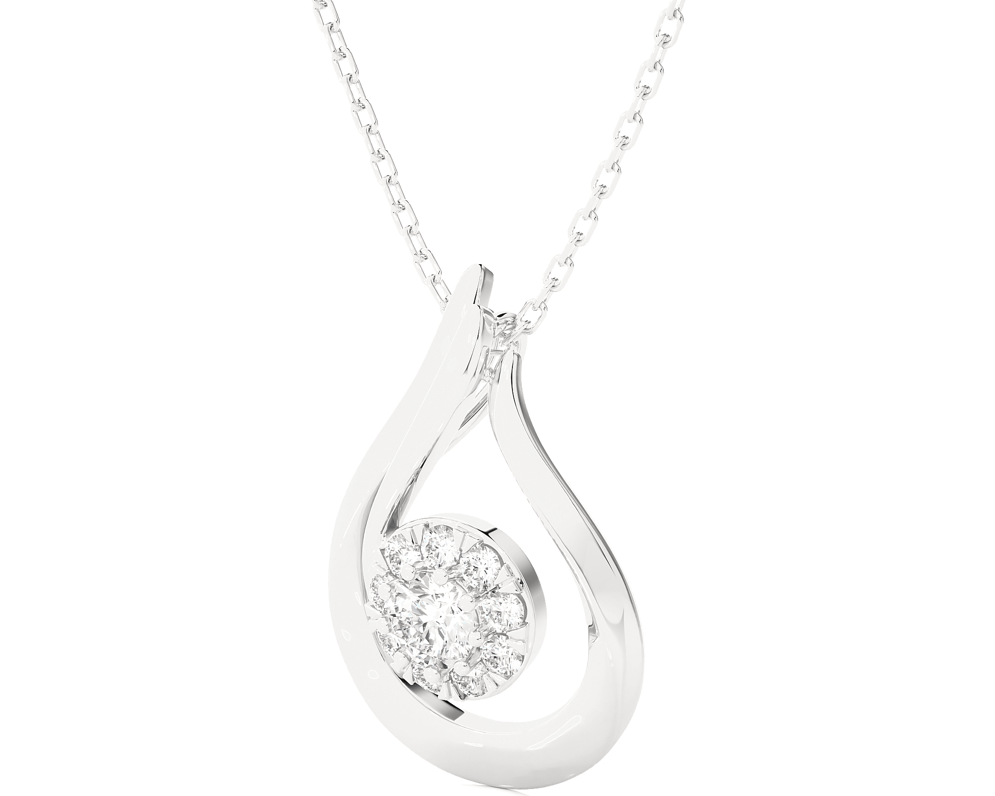 1/5  ctw Round Lab Grown Diamond Fashion Pendant