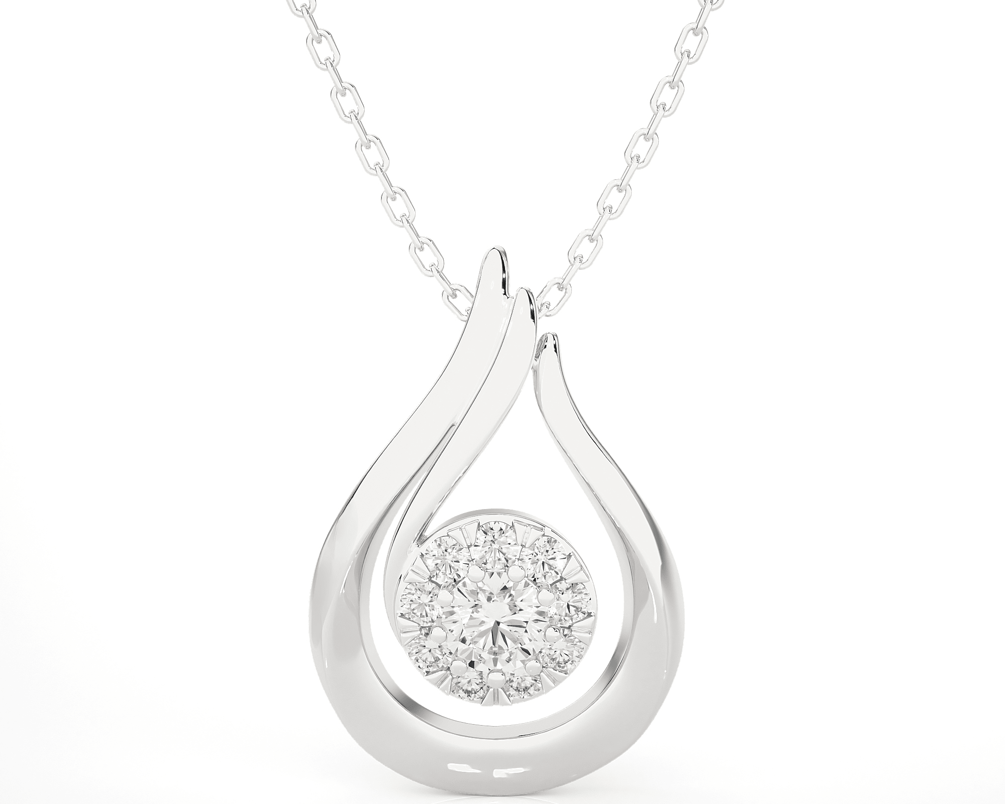 1/5  ctw Round Lab Grown Diamond Fashion Pendant
