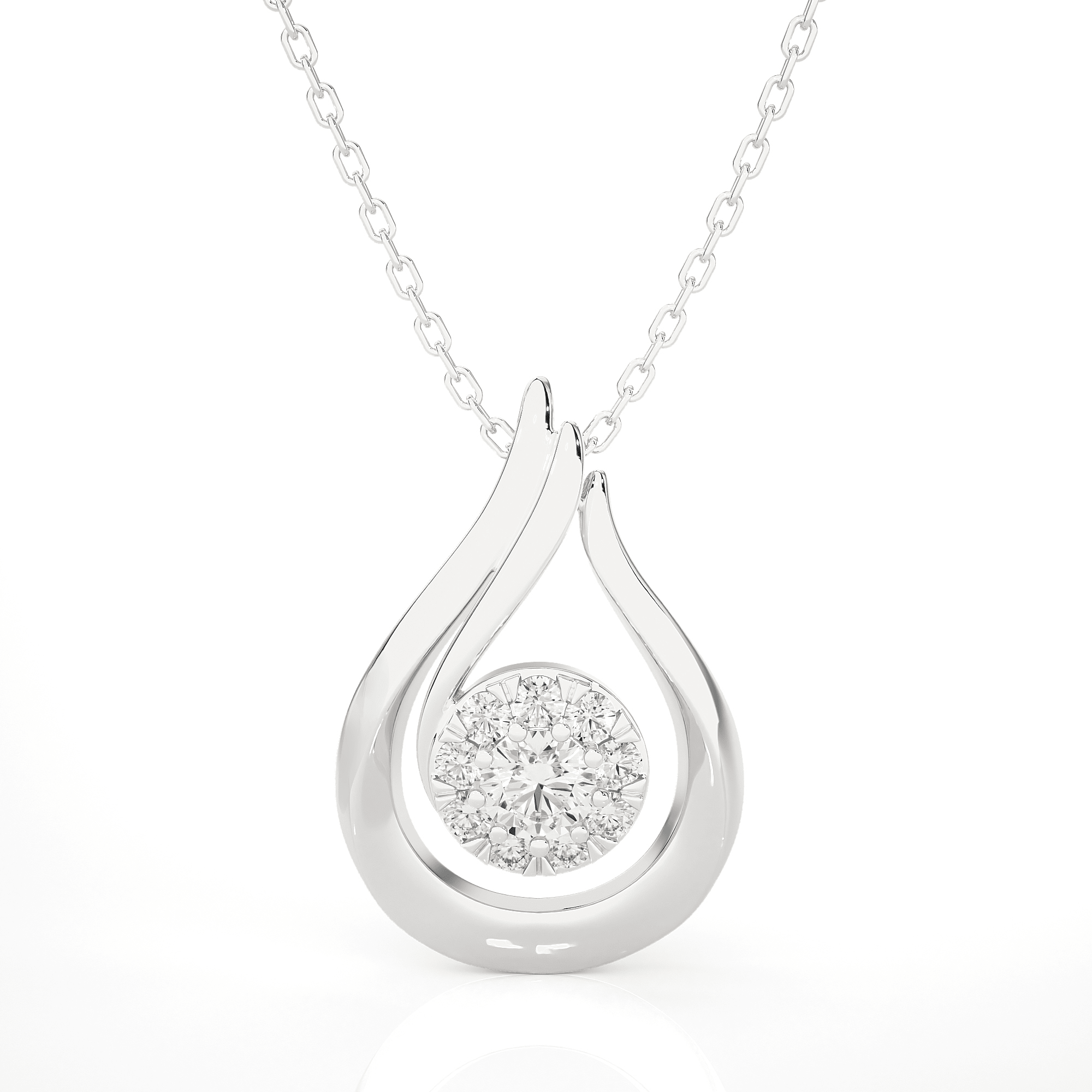 1/5  ctw Round Lab Grown Diamond Fashion Pendant