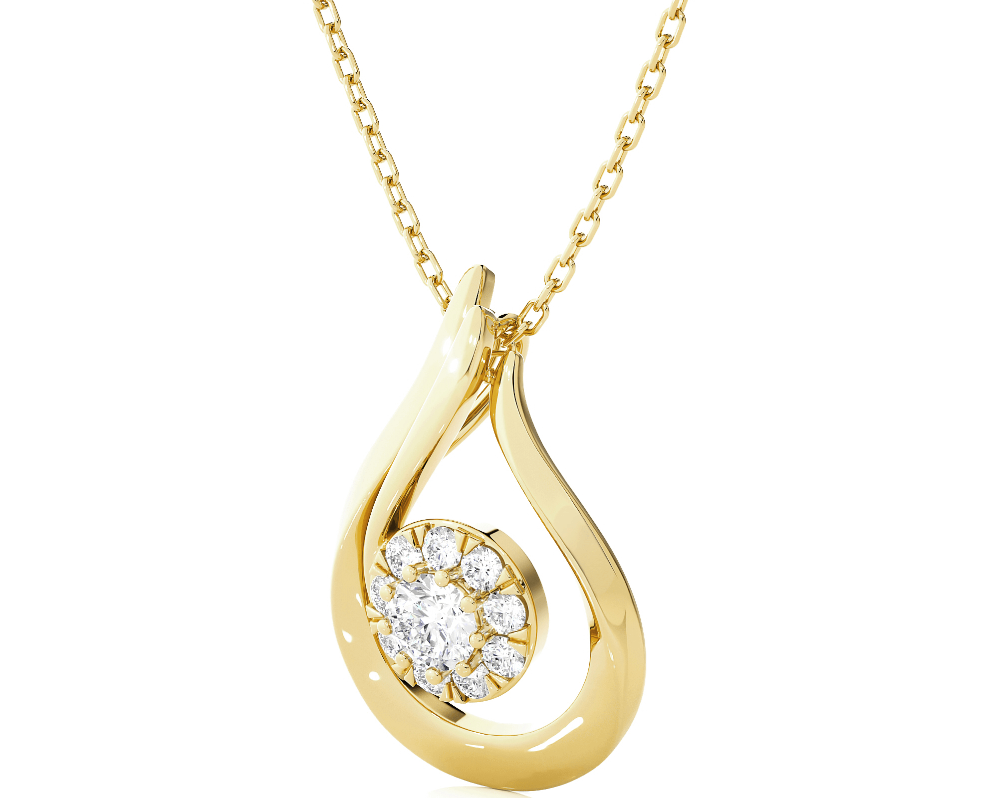 1/5  ctw Round Lab Grown Diamond Fashion Pendant