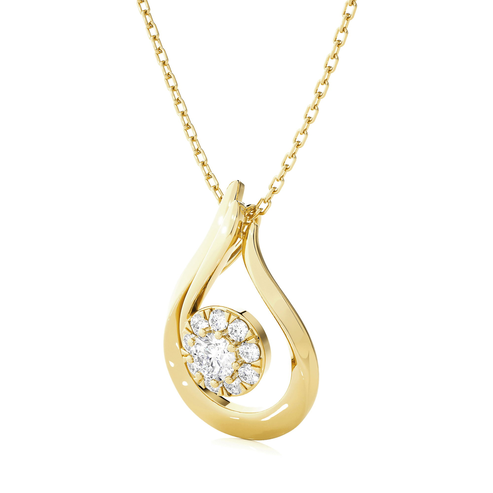 1/5  ctw Round Lab Grown Diamond Fashion Pendant