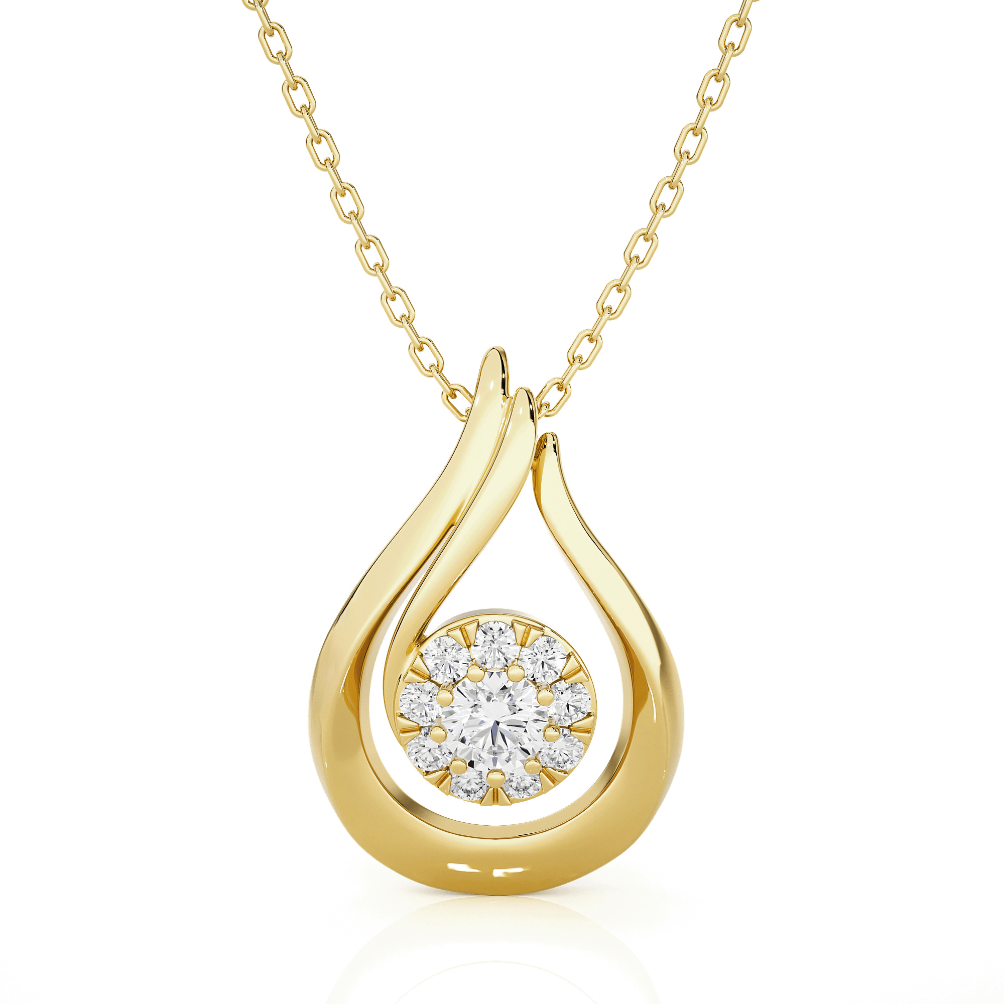 1/5  ctw Round Lab Grown Diamond Fashion Pendant