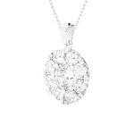 Round Lab Grown Diamond Solitaire Pendant