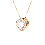 1/2  ctw Round Lab Grown Diamond Solitaire Pendant