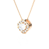 1/2  ctw Round Lab Grown Diamond Solitaire Pendant