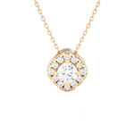 1/2  ctw Round Lab Grown Diamond Solitaire Pendant