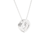 1/2  ctw Round Lab Grown Diamond Solitaire Pendant