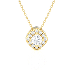 1/2  ctw Round Lab Grown Diamond Solitaire Pendant