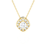 1/2  ctw Round Lab Grown Diamond Solitaire Pendant