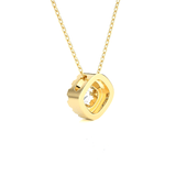 1/2  ctw Round Lab Grown Diamond Solitaire Pendant